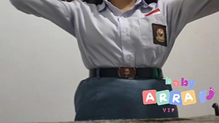 Baby Arra Esemah Seragam Sekolah 1