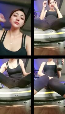 Tante Cantik Omek di Tempat Gym